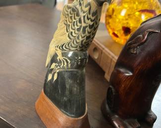 They have some really interesting pieces of art.  This bird was clearly carved by the gods. 