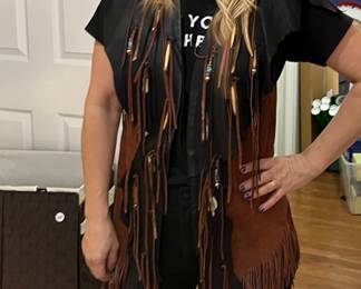 Handmade boho vests 