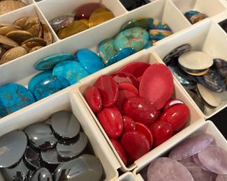 Cabuchons 40x30, 22x30