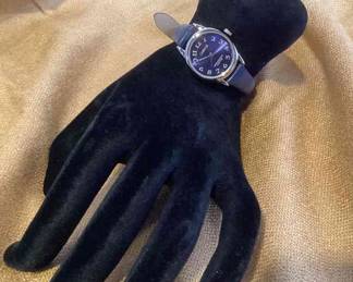 Leather Timex wrist watch