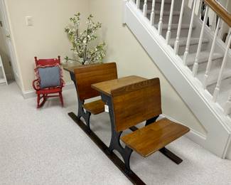 Old school desk.