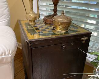 Vintage game side table