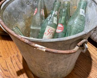 Vintage soda bottles