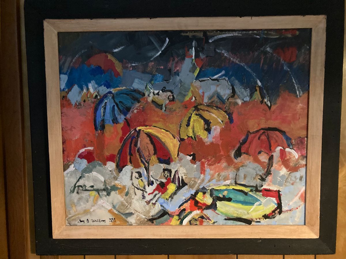 Fay Wilfong painting