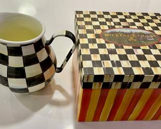 Mackenzie Childs pitcher and box $80