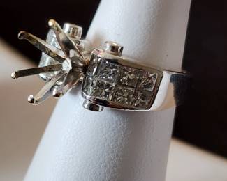 Platinum Setting w Diamonds 