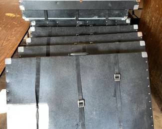 Jewelry Cases to carry Mastercraft Brass and Glass Curio Cabinets 