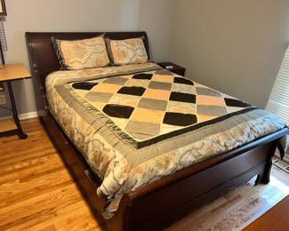 Queen Bed - Sleigh Bed Frame - Main Floor Bedroom #2