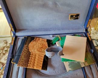 Rolex Blue Pearl master Jewlery Box 
