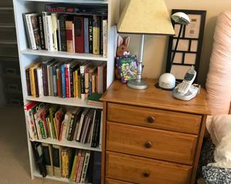 One of two Pine Nightstands