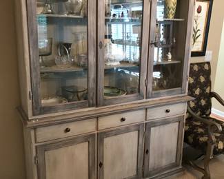 Painted China Cabinet