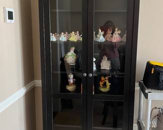 IKEA glass front cabinet