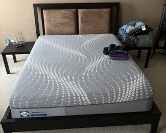Queen bed with mattress