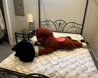 Large stuffed animals- horse, whale