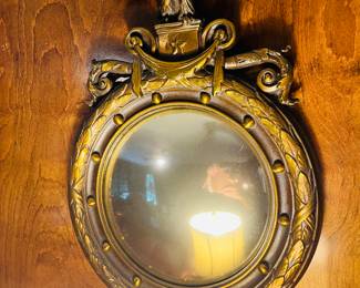 Vintage federal convex Eagle mirror