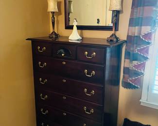 Vintage Statton mahogany tall chest