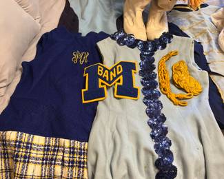Vintage Marietta High band outfits