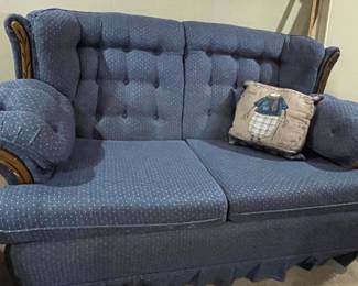Blue Love Seat