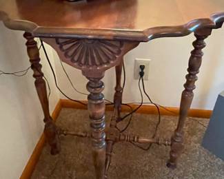 Fancy, Beautiful All Wood Antique Table