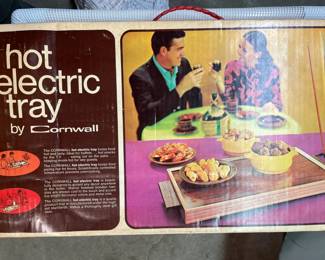 Sixty's Chic Entertainment Necessity-- "hot electric tray by Cornwall" Yum!!