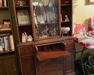Maddox? Bubble glass secretary china cabinet