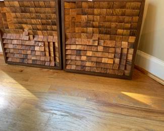 wooden wall art decor