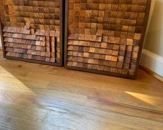 Wooden wall art decor