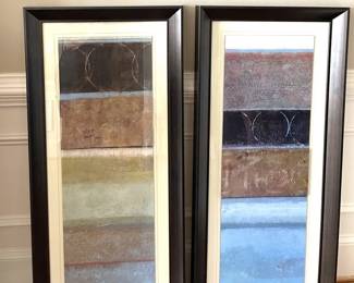 abstract wall art, set of 2