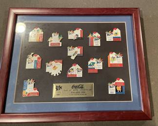 Coca Cola memorabilia, framed collectors item
