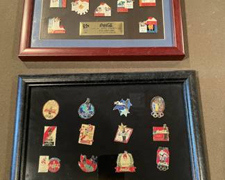 Coca Cola memorabilia, framed collectors item