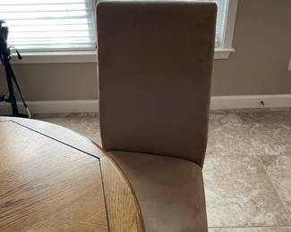 small circular dining table and chairs