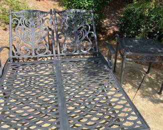 iron poolside lounger