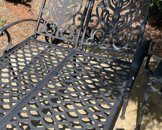 iron poolside lounger