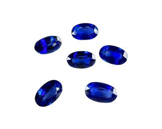 Genuine Oval Blue Sapphires 1pt78 ct