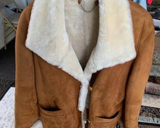 Suede Shearling Coat