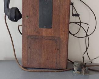 Antique wall phone