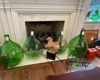 Austin scuplture, great demijohns