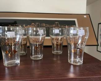 Norfolk 5th Coca Cola glassware