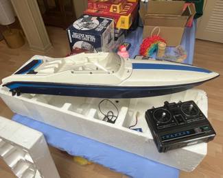 Remote controlled boat