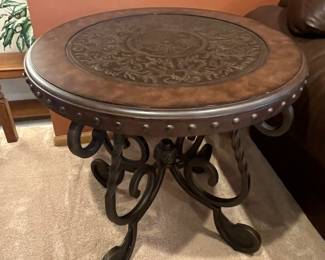 Matching round side table