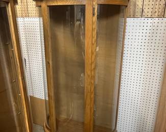 Curved curio cabinets......