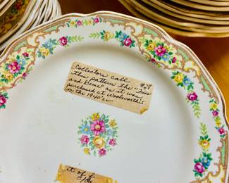 This pattern of dishes is called 5 and Dime
Bought from Woolworth in th 1940’s