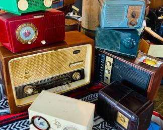 More Vintage radios in the garage