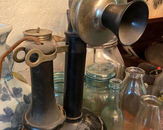 Antique Kellogg Candlestick Phone