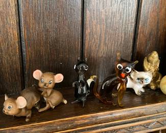 Glass Animal Figurines