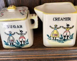 Creamer & Sugar Containers, Vintage