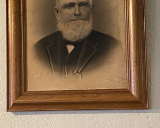 Vintage photograph, framed