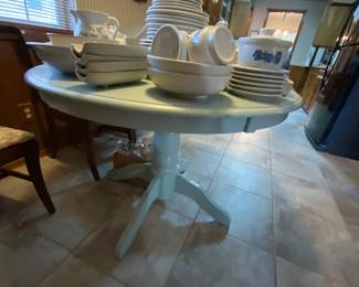 Round Painted Kitchen Table