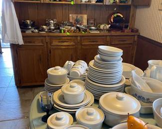  HUGE collection of Pfaltzgraff, Yorktowne dinnerware