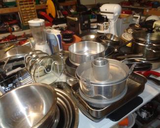 Lots of pots and pans